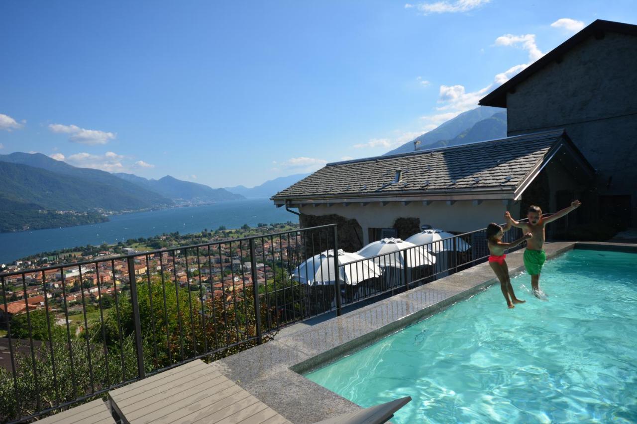 Casa Di Campagna Rosina Con Piscina E Vista Lago Gravedona Exterior photo