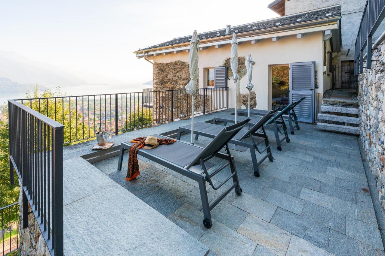 Casa Di Campagna Rosina Con Piscina E Vista Lago Gravedona Exterior photo