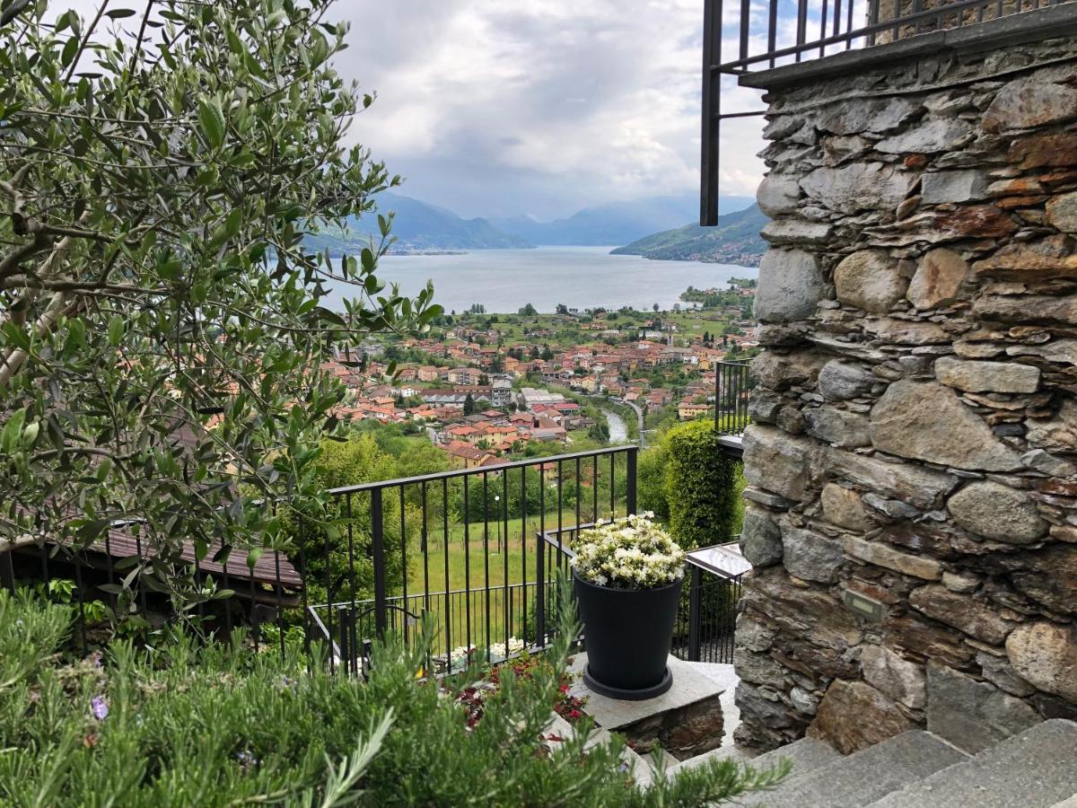 Casa Di Campagna Rosina Con Piscina E Vista Lago Gravedona Exterior photo